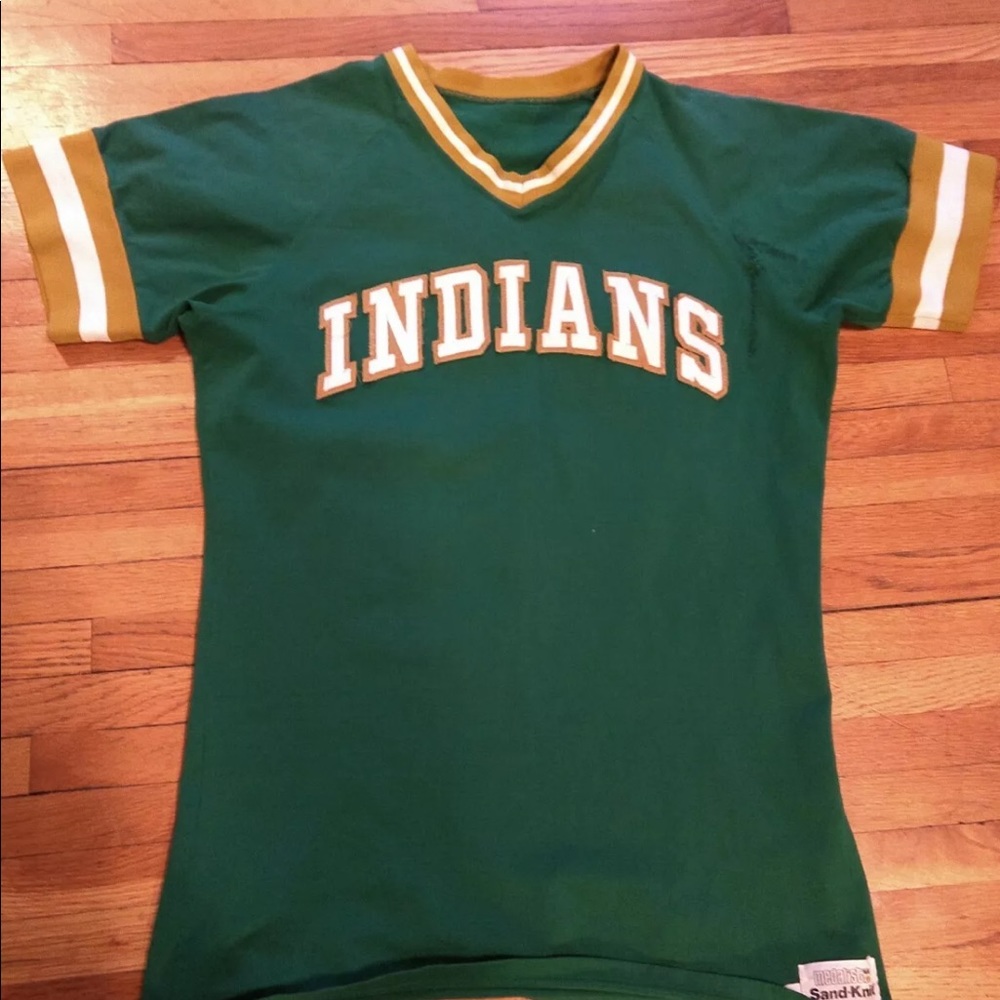 Vintage Cleveland Indians Sand Jersey Bob Feller
